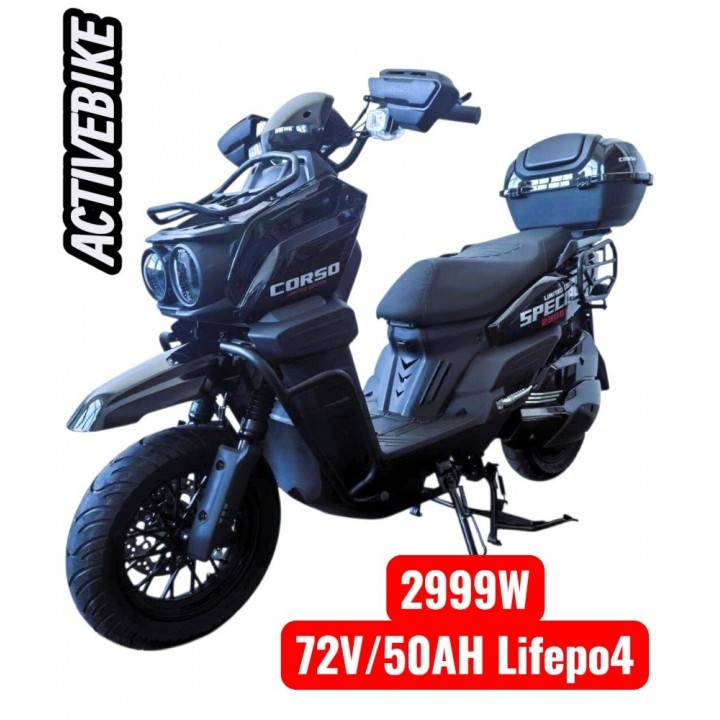 Електричний мопед Corso Special RS SP-400741 (2999W, 72V/50AH) літій-залізо-фосфатний